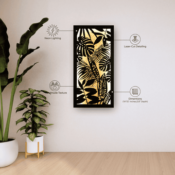 Midnight Leaves | 16" x 32" (W × L)