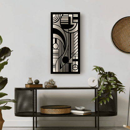 Modern Wooden Wall Decor | 16" x 32" (W × L)