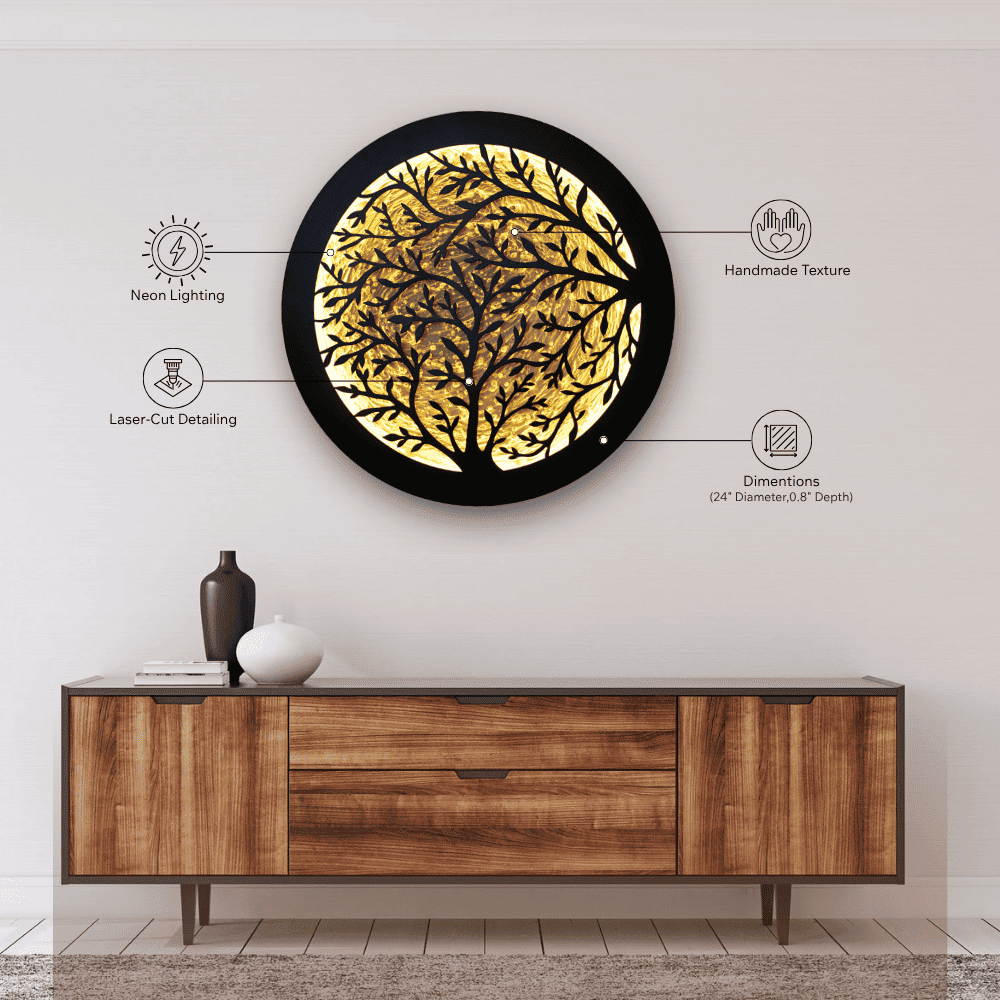 Velvet Tree of Dreams | 24" Diameter (2 feet)